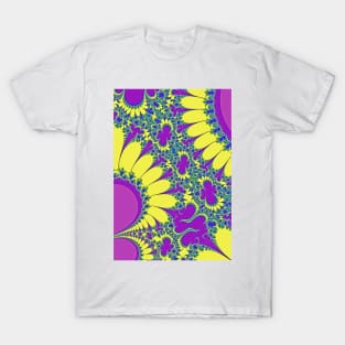 Colorful Flower Power Pattern T-Shirt